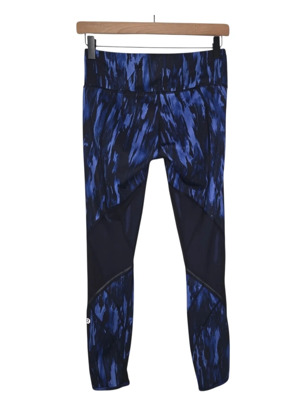 Lululemon Womens Blue Painted Animal Sprinkler All Meshed Up Leggings 4
